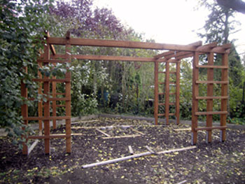 Kletterpergola